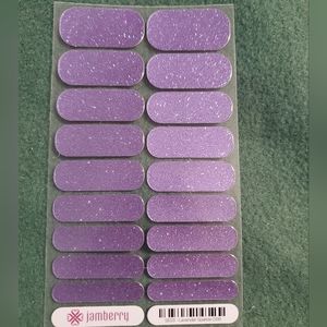 BUNDLE 4 FREE!!Jamberry Lavender Sparkle Full Sheet
